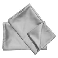 Jedinstvene ponude svilenkasti satenski jastuci za jastuke pokrivaju set sivih putovanja