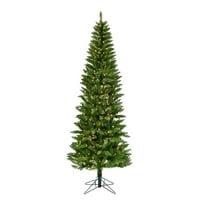 Umjetno božićno drvce s olovkom od borova Cresvell 9,5 ' 28 topla bijela LED svjetla od borova