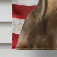 99709 Doberman Pinscher Patriotska Zastava platno veličina kuće velika, višebojna