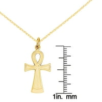 Privjesak u obliku križa ank Karat s lancem