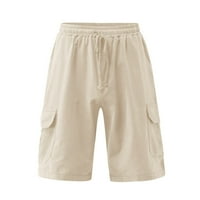 Muške i velike Muške kratke hlače za jogging, muške ljetne modne rastezljive jednobojne široke Ležerne hlače.