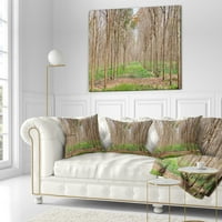 Dizajnerska fotografija prekrasne plantaže gume-Moderni šumski jastuk-16.16