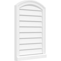 14 W 38 H Arch gornje površinsko montiranje PVC Gable otvor: Funkcionalan, W 2 W 2 P Brickmould Okvir za prag