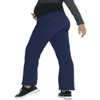 Ženske rastezljive pletene teretne hlače za trudnice s elastičnim umetkom od 9000