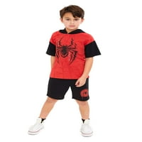 Gornji dio i kratke hlače za dječake Spider-Man, set od 2 komada, veličine 4-10