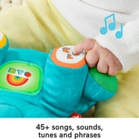 Plišana igračka s glazbom i pozadinskim osvjetljenjem za bebe