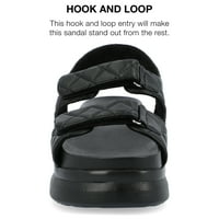 Zbirka Journee Womens Debby Hook and Loop platforme sandale