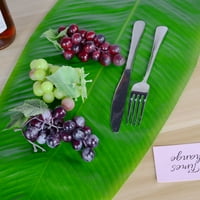 Set pribora za jelo u obliku šarenog lišća, kreativna prostirka za večeru od tkanine otporna na toplinu za dom
