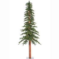 Prirodno Alpsko umjetno božićno drvce od 7', Topla bijela LED svjetla-božićno drvce od 7 ' - sezonski unutarnji