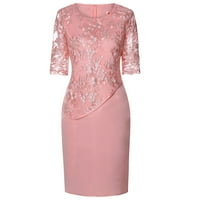 Plus Size haljine za žene, ljetna čipkasta Kratka Ženska cvjetna večernja haljina