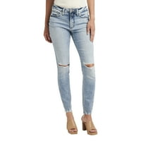 Silver Jeans Co. Žene najtraženije usred uspona Skinny traperice, veličine struka 24-36