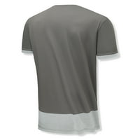 Muške sportske majice brzo sušeće pripijene majice kratkih rukava za vježbanje u teretani, trčanje, planinarenje,