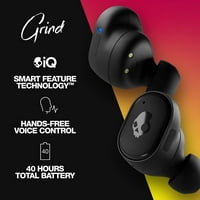 Bluetooth-Skullcandy slušalice Grind True in-Ear za sport i igre na iPhone-u i Android-Crna
