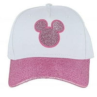 Bejzbolska kapa s Mikijem shimmerom, ružičasta
