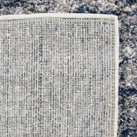 Luksuzni apstraktni sivi tepih, 9' 13'