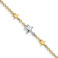 Narukvica sa zvijezdama u žutom i bijelom karatnom zlatu u MNN