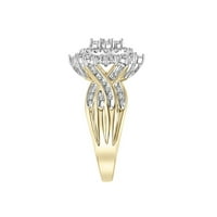 1 3CTW Certificirani originalni dijamant 10kt žuto zlato dame Marquise Limited Edition by Keepsake