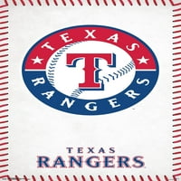 Texas Rangers - Poster zida logotipa, 22.375 34