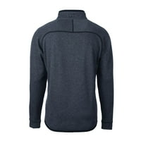 Muška jakna od pulovera u tamnoplavoj boji za utakmicu svih zvijezda u MND-u, Izrađena od pletiva s pola patentnog