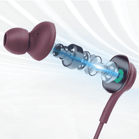 Gradski žičani priključak izdržljivi slušalice ušne ušice s mikrofonom i kontrolom zvuka, duboki bas čisti zvuk