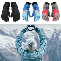Skijaške rukavice od Pletene tkanine od tkanine, mekane rukavice od flisa otporne na vjetar, otporne na vjetar,