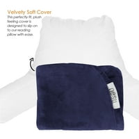 Navlake za jastuke za čitanje-Zamjenjiva navlaka za jastuk za čitanje srednje veličine s tamnoplavim naslonima
