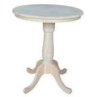 Međunarodni koncepti nedovršenog visokog okruglog stola-postolja s visinom stola