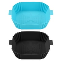 Silikonska brtva za fritezu - silikonska brtva za fritezu je silikonska brtva za fritezu za višekratnu upotrebu-Plava