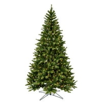 Umjetno božićno drvce od 5,5 '44 Bennington smreka, prozirni vijenci s osvjetljenjem dura mater