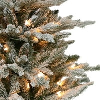 Unaprijed osvijetljeno 2-inčno umjetno božićno drvce od jata olovke, zeleno