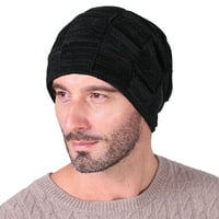 Kape za šešire za muškarce jesen-zima, tanka pletena kapa od turbana, opuštene pamučne udobne čarape od skule,