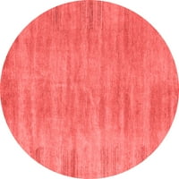 Tvrtka alt strojno pere okrugle apstraktne crvene moderne unutarnje prostirke, 3' okrugle