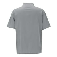 Muška majica, Muška haljina, polo majica kratkih rukava, siva, 2 inča