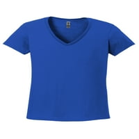 Obična je dosadna - Ženska majica s izrezom u obliku slova U i kratkim rukavima, veličine do 3 inča-karta Ohio