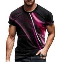 Muška majica s grafičkim printom s kratkim rukavima za fitness s kratkim rukavima za teretanu majica s puloverima