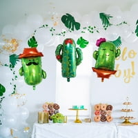 Svečani balon s vrućim zrakom u zelenoj boji za rođendansku zabavu ukrasni balon od aluminijske folije koji privlači