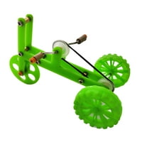 Papaba papiga biciklistička igračka interaktivna igračka za ptice kreativna šarena zabavna papiga biciklistička