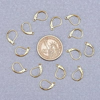 Komponente za mjedene naušnice naušnice s obručem s polugom za izradu nakita