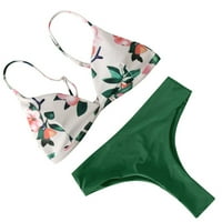 Žene s kupaćim kostimom push up bikinis ženski tiskani kupaći kostimi za bespon kostim za plažnu odjeću souli