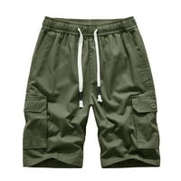 Teretne kratke hlače muške muške ljetne Ležerne kombinezone na otvorenom Plus Size s džepovima, sportske kratke