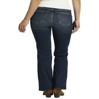 Silver Jeans Co. Ženske beskonačne fit visoke bootcut traperice, veličine struka XS-XL