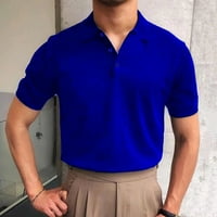 Akiihool Polo majica muške košulje s kratkim rukavima Pamuk Pique Polo u klasičnoj fit