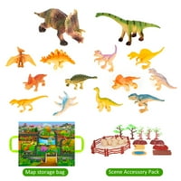 Igračka simulatora dinosaura igračka Modela dinosaura s prostirkom za igru dinosaura Poklon Set za djecu u dobi