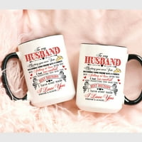 Šalica za kavu za mog muža, poklon za Valentinovo za muža, Pokloni za parove, poklon za godišnjicu, šalica za