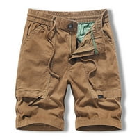 Muške kratke hlače s džepovima s patentnim zatvaračem muške odjeće kratke hlače vitke fit multi džepne patentne
