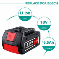 Za 18V 6500mah litij-ionsku bateriju u crvenoj i crnoj boji zamjena baterije 9610 9609 9618
