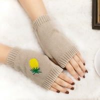 Zimske rukavice žena pletena ruku bez prstiju držite tople zimske rukavice mekane tople rukavice na zazoranju