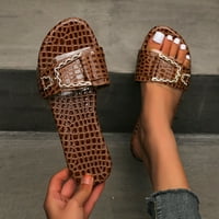 Ženske cipele a-lista udobne sandale s okruglim nožnim prstima ravne cipele za plažu