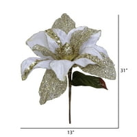 31 kremasta sjajna magnolija, umjetna božićna grančica