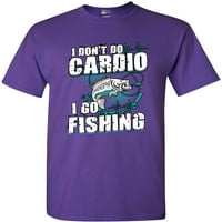 Ne radim kardio trening, ali idem u ribolov smiješna majica za odrasle.